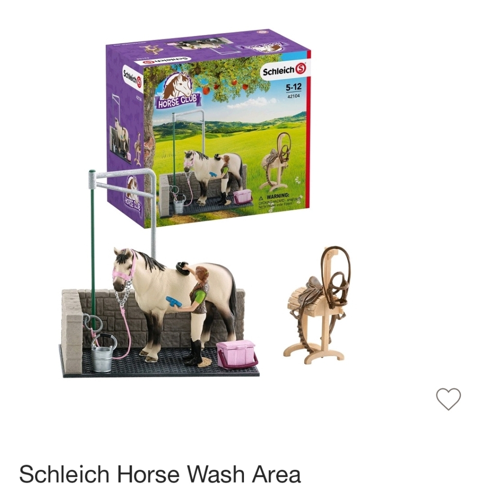 Schleich Horse Club wash area